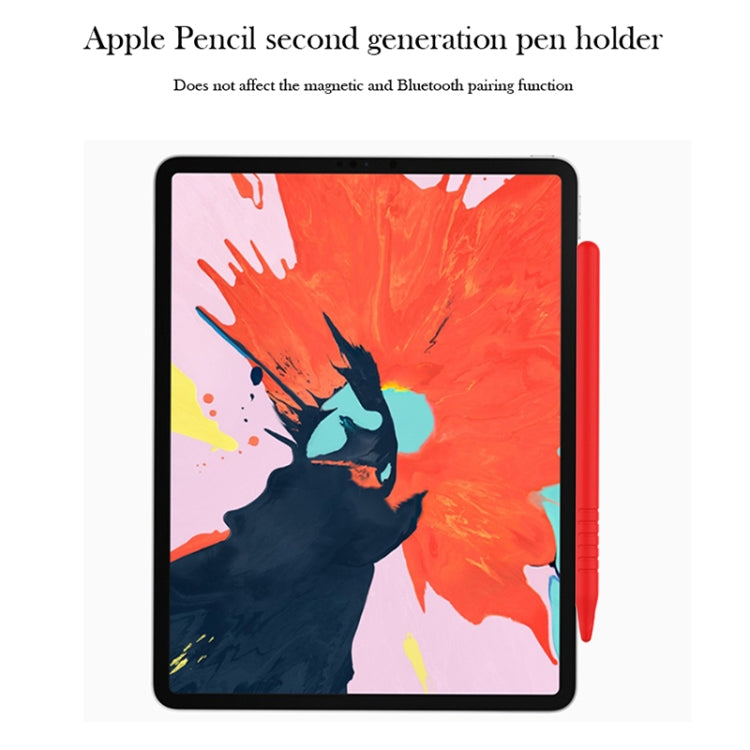 Bộ ốp bảo vệ bút cảm ứng silicone màu đơn cho Apple Pencil 2 3 trong 1