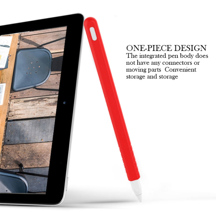 Bộ ốp bảo vệ bút cảm ứng silicone màu đơn cho Apple Pencil 2 3 trong 1