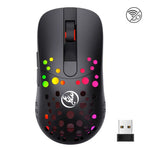 Chuột có dây và không dây hai chế độ HXSJ T100 10000 DPI RGB định nghĩa macro