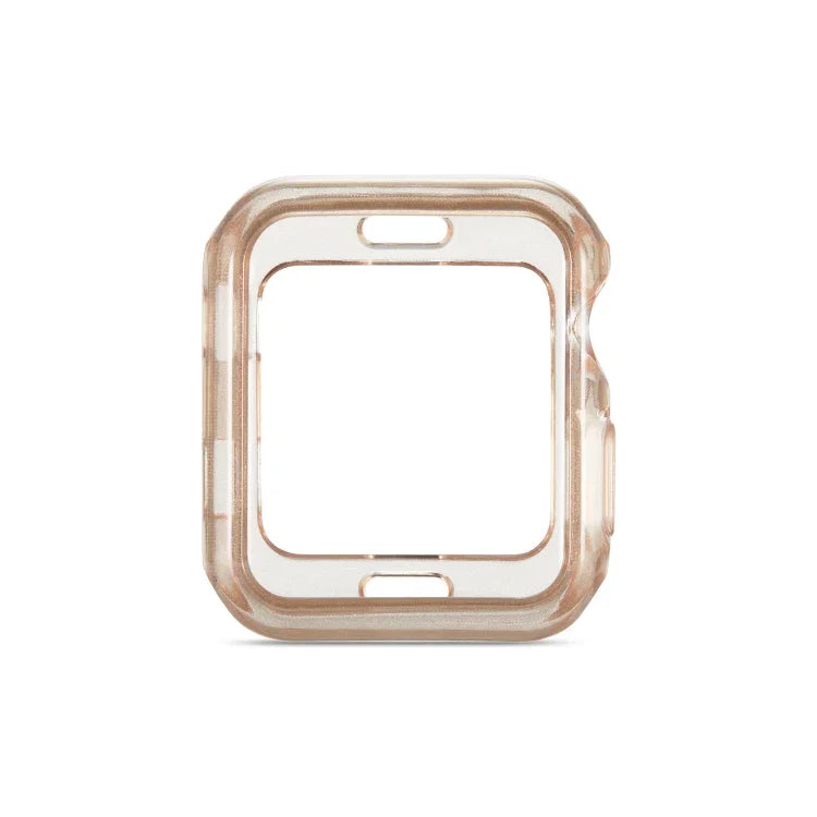 Ốp bảo vệ TPU phủ bột kim tuyến, cho Apple Watch Series 6 / 5 / 4 / Watch SE 44mm, cho Apple Watch Series 3 & 2 & 1 42mm, cho Apple Watch Series 6 / 5 / 4 / Watch SE 40mm, cho Apple Watch Series 3 & 2 & 1 38mm