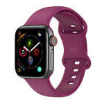 Dây đồng hồ silicone kích thước lớn cho Apple Watch Series, 7 41mm / 6 & SE & 5 & 4 40mm / 3 & 2 & 1 38mm, Kích thước: Kích thước lớn, 7 45mm / 6 & SE & 5 & 4 44mm / 3 & 2 & 1 42mm, Kích thước: Kích thước lớn