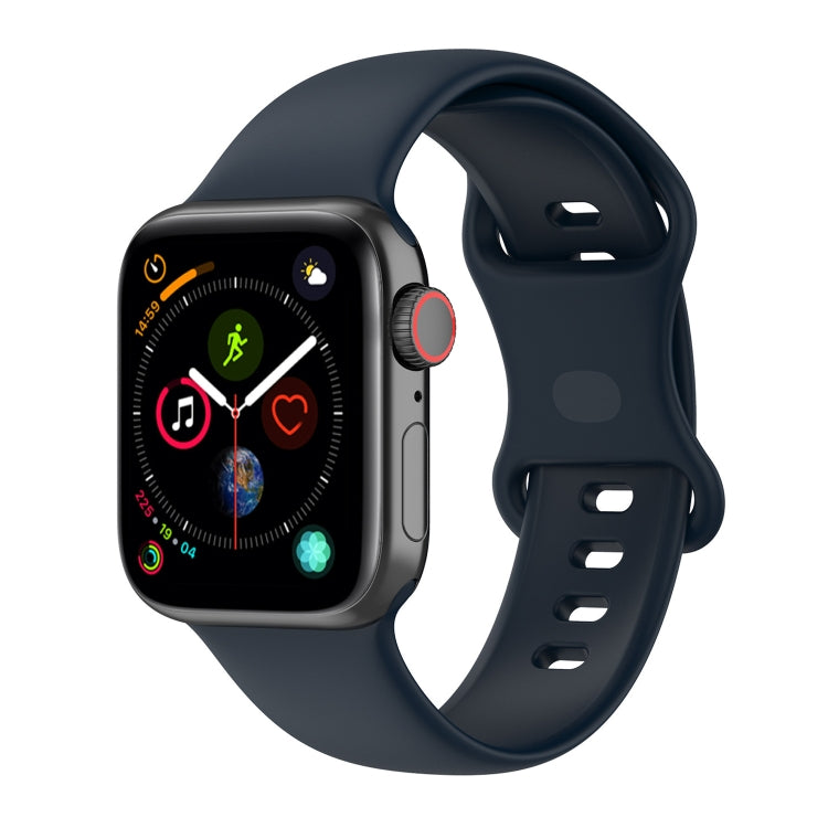 Dây đồng hồ silicone cho Apple Watch Series, 7 41mm / 6 & SE & 5 & 4 40mm / 3 & 2 & 1 38mm, Kích thước: Mã nhỏ, 7 45mm / 6 & SE & 5 & 4 44mm / 3 & 2 & 1 42mm, Kích thước: Mã nhỏ