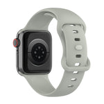 Dây đồng hồ silicone cho Apple Watch Series, 7 41mm / 6 & SE & 5 & 4 40mm / 3 & 2 & 1 38mm, Kích thước: Mã nhỏ, 7 45mm / 6 & SE & 5 & 4 44mm / 3 & 2 & 1 42mm, Kích thước: Mã nhỏ