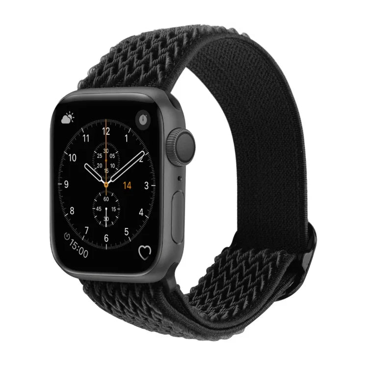 Dây đồng hồ nylon thay thế họa tiết sóng cho Apple Watch Series, 7 45mm / 6 & SE & 5 & 4 44mm / 3 & 2 & 1 42mm, 7 41mm / 6 & SE & 5 & 4 40mm / 3 & 2 & 1 38mm