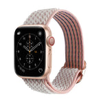 Dây đồng hồ nylon thay thế họa tiết sóng cho Apple Watch Series, 7 45mm / 6 & SE & 5 & 4 44mm / 3 & 2 & 1 42mm, 7 41mm / 6 & SE & 5 & 4 40mm / 3 & 2 & 1 38mm