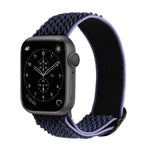 Dây đồng hồ nylon thay thế họa tiết sóng cho Apple Watch Series, 7 45mm / 6 & SE & 5 & 4 44mm / 3 & 2 & 1 42mm, 7 41mm / 6 & SE & 5 & 4 40mm / 3 & 2 & 1 38mm