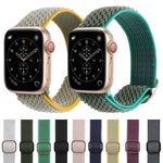 Dây đồng hồ nylon thay thế họa tiết sóng cho Apple Watch Series, 7 45mm / 6 & SE & 5 & 4 44mm / 3 & 2 & 1 42mm, 7 41mm / 6 & SE & 5 & 4 40mm / 3 & 2 & 1 38mm