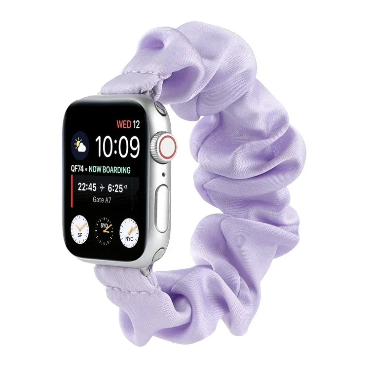 Dây đồng hồ thay thế kiểu khăn buộc tóc cho Apple Watch Series, 7 45mm / 6 & SE & 5 & 4 44mm / 3 & 2 & 1 42mm, 7 41mm / 6 & SE & 5 & 4 40mm / 3 & 2 & 1 38mm