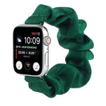 Dây đồng hồ thay thế kiểu khăn buộc tóc cho Apple Watch Series, 7 45mm / 6 & SE & 5 & 4 44mm / 3 & 2 & 1 42mm, 7 41mm / 6 & SE & 5 & 4 40mm / 3 & 2 & 1 38mm