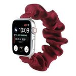 Dây đồng hồ thay thế kiểu khăn buộc tóc cho Apple Watch Series, 7 45mm / 6 & SE & 5 & 4 44mm / 3 & 2 & 1 42mm, 7 41mm / 6 & SE & 5 & 4 40mm / 3 & 2 & 1 38mm
