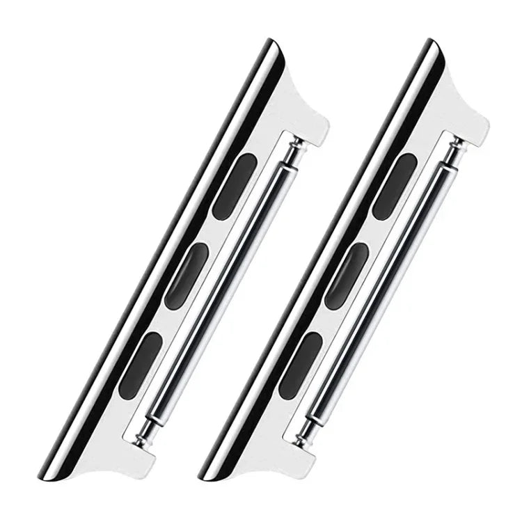 2 chiếc dây đồng hồ kết nối tai nghe âm thanh bằng thép không gỉ, rộng: 22mm cho Apple Watch Series 6 & SE & 5 & 4 40mm / 3 & 2 & 1 38mm, rộng: 22mm cho Apple Watch 40mm / 38mm