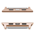 2 chiếc dây đồng hồ kết nối tai nghe âm thanh bằng thép không gỉ, rộng: 22mm cho Apple Watch Series 6 & SE & 5 & 4 44mm / 3 & 2 & 1 42mm, rộng: 22mm cho Apple Watch 44mm / 42mm