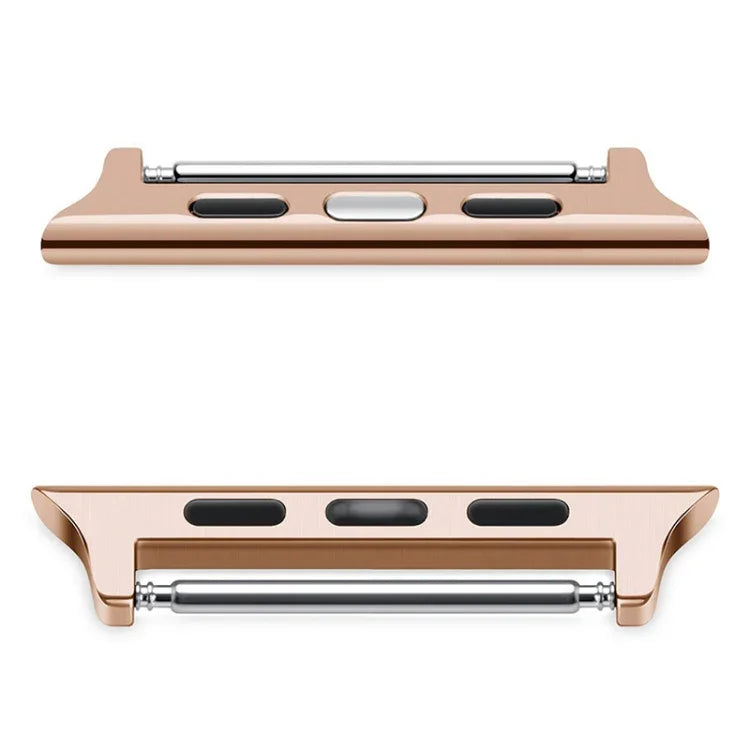 2 chiếc dây đồng hồ kết nối tai nghe âm thanh bằng thép không gỉ, rộng: 22mm cho Apple Watch Series 6 & SE & 5 & 4 44mm / 3 & 2 & 1 42mm, rộng: 22mm cho Apple Watch 44mm / 42mm