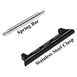 2 chiếc dây đồng hồ kết nối tai nghe âm thanh bằng thép không gỉ, rộng: 22mm cho Apple Watch Series 6 & SE & 5 & 4 44mm / 3 & 2 & 1 42mm, rộng: 22mm cho Apple Watch 44mm / 42mm