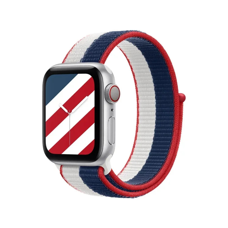Dây đồng hồ thay thế kiểu vòng lặp quốc tế cho Apple Watch Series, 7 45mm / 6 & SE & 5 & 4 44mm / 3 & 2 & 1 42mm, 7 41mm / 6 & SE & 5 & 4 40mm / 3 & 2 & 1 38mm