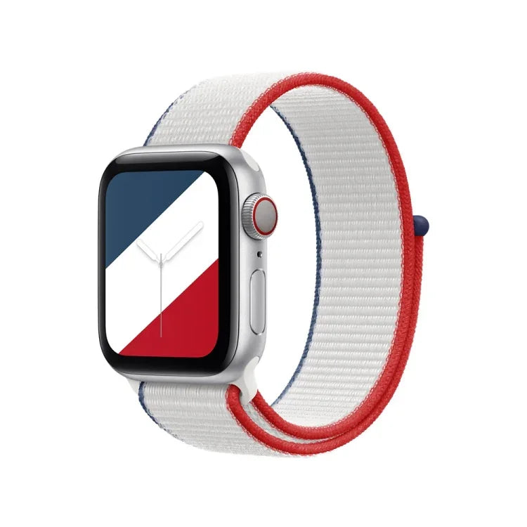 Dây đồng hồ thay thế kiểu vòng lặp quốc tế cho Apple Watch Series, 7 45mm / 6 & SE & 5 & 4 44mm / 3 & 2 & 1 42mm, 7 41mm / 6 & SE & 5 & 4 40mm / 3 & 2 & 1 38mm