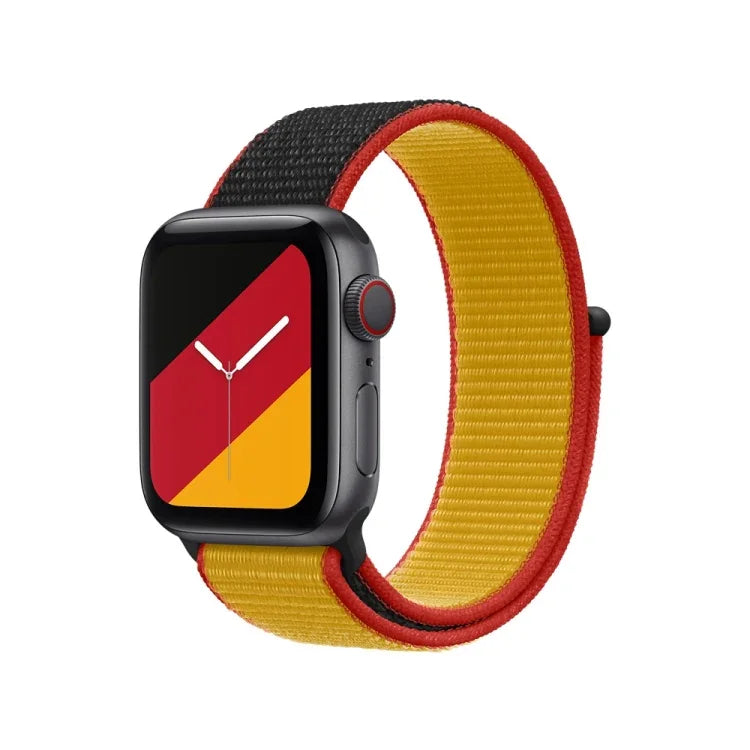 Dây đồng hồ thay thế kiểu vòng lặp quốc tế cho Apple Watch Series, 7 45mm / 6 & SE & 5 & 4 44mm / 3 & 2 & 1 42mm, 7 41mm / 6 & SE & 5 & 4 40mm / 3 & 2 & 1 38mm