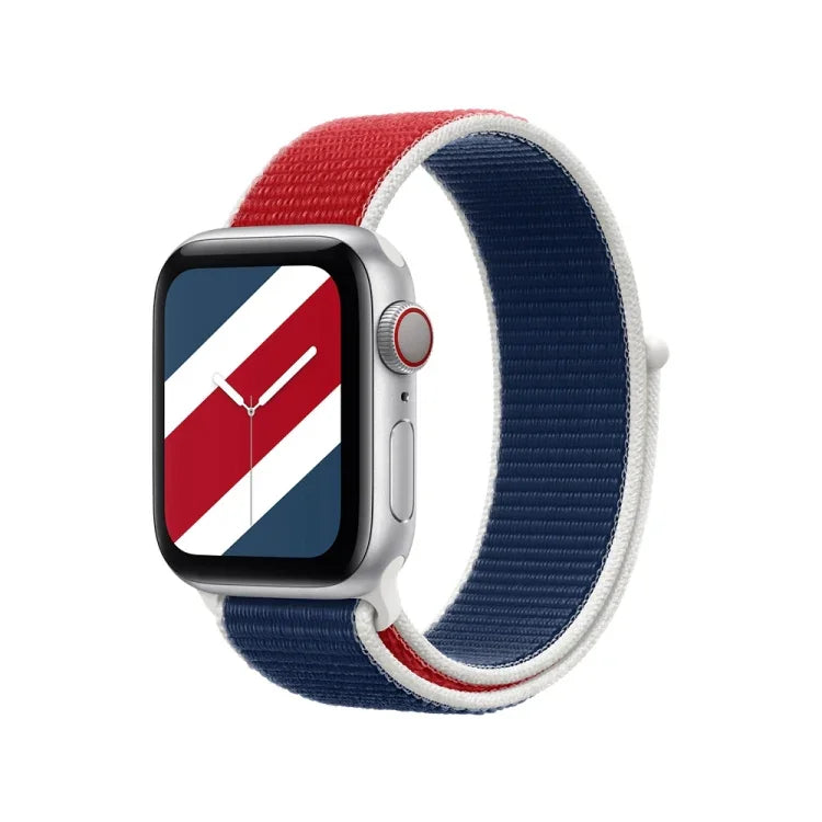 Dây đồng hồ thay thế kiểu vòng lặp quốc tế cho Apple Watch Series, 7 45mm / 6 & SE & 5 & 4 44mm / 3 & 2 & 1 42mm, 7 41mm / 6 & SE & 5 & 4 40mm / 3 & 2 & 1 38mm