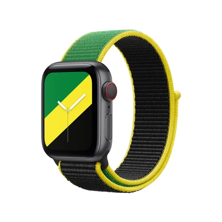 Dây đồng hồ thay thế kiểu vòng lặp quốc tế cho Apple Watch Series, 7 45mm / 6 & SE & 5 & 4 44mm / 3 & 2 & 1 42mm, 7 41mm / 6 & SE & 5 & 4 40mm / 3 & 2 & 1 38mm