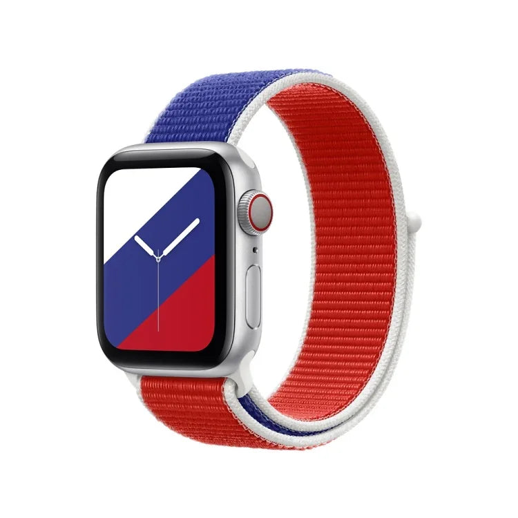 Dây đồng hồ thay thế kiểu vòng lặp quốc tế cho Apple Watch Series, 7 45mm / 6 & SE & 5 & 4 44mm / 3 & 2 & 1 42mm, 7 41mm / 6 & SE & 5 & 4 40mm / 3 & 2 & 1 38mm