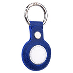Ốp bảo vệ da vân vải Litchi có vòng móc chìa khóa cho AirTag thế hệ 2 / AirTag thế hệ 1