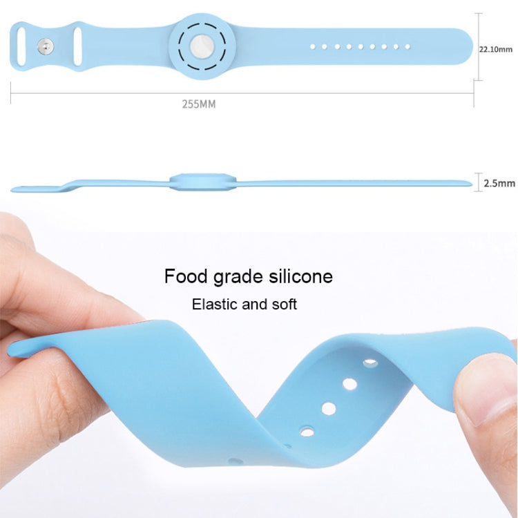 Dây đeo vòng silicon chống trầy, chống sốc bảo vệ, dành cho AirTag