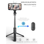 Chân đế điện thoại có đèn chiếu sáng Q02S, gậy tự sướng Bluetooth, Q02S (Đen), Q02S (Trắng)