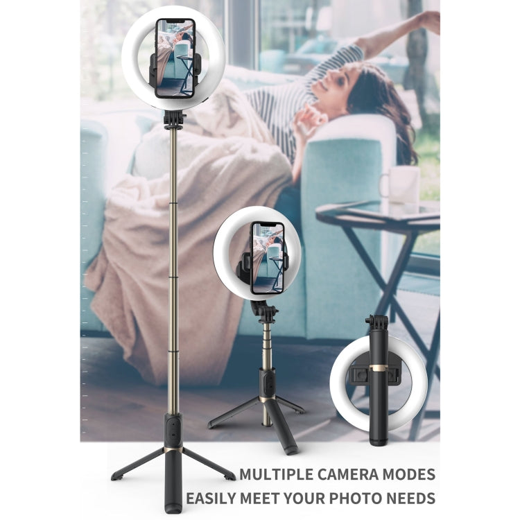 Đèn vòng 6 inch Q07, Gậy tự sướng Bluetooth di động, Chân máy, Q07