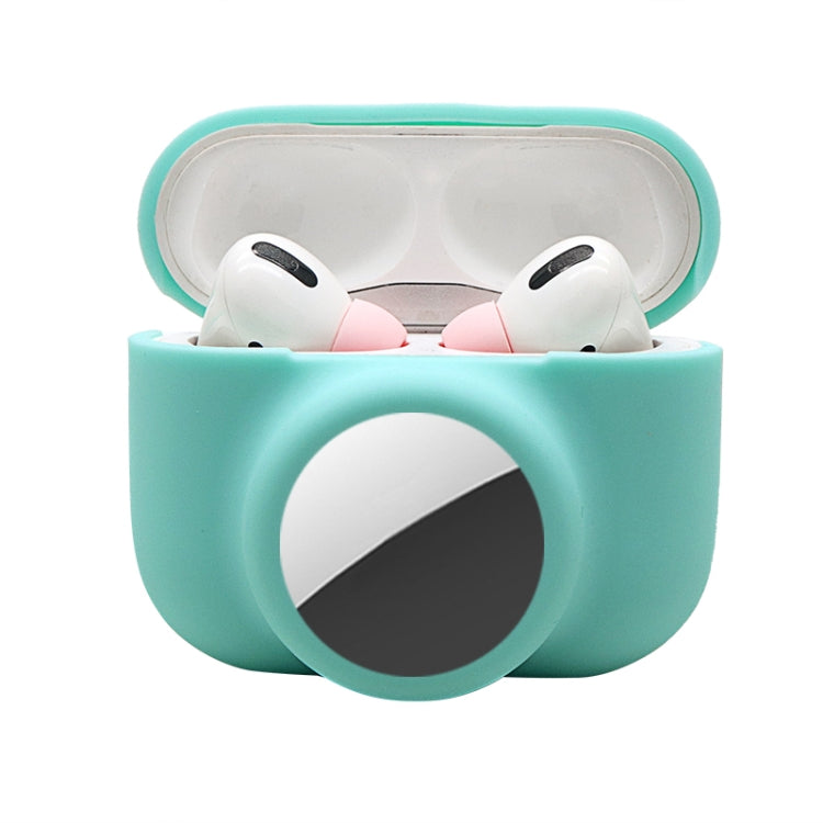 Ốp bảo vệ silicon chống sốc phủ toàn bộ 2 trong 1, dành cho AirPods Pro / AirTag