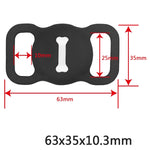 Ốp bảo vệ silicone chống sốc chống trầy xước, kiểu: Bones, cho AirTag