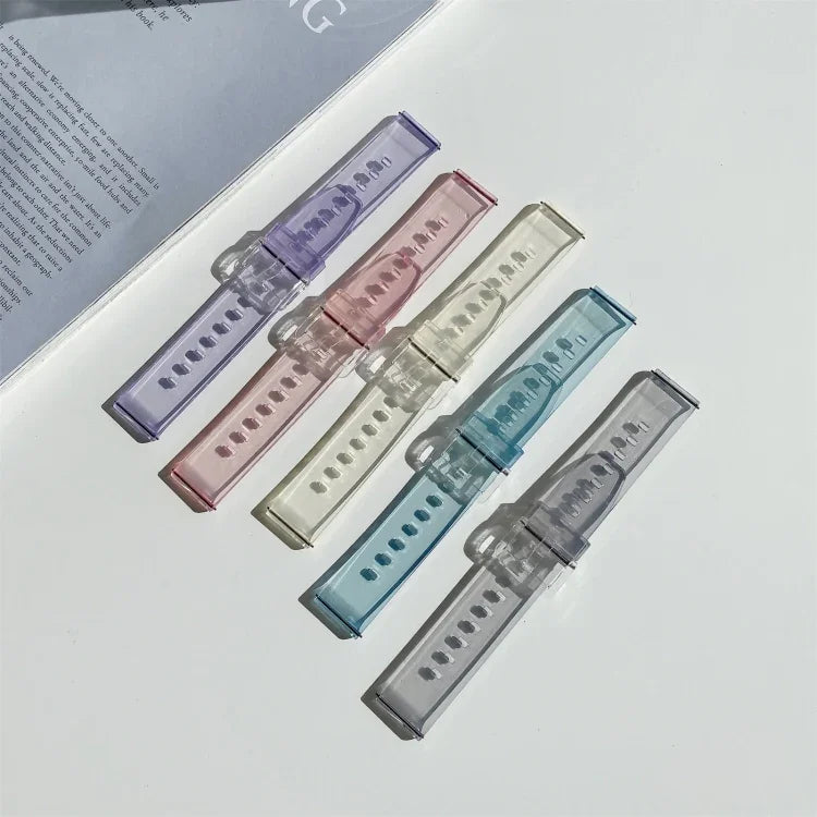Dây đeo thay thế TPU đổi màu dưới ánh sáng, cho Samsung Galaxy Watch 3 41mm, cho Samsung Galaxy Watch 3 45mm