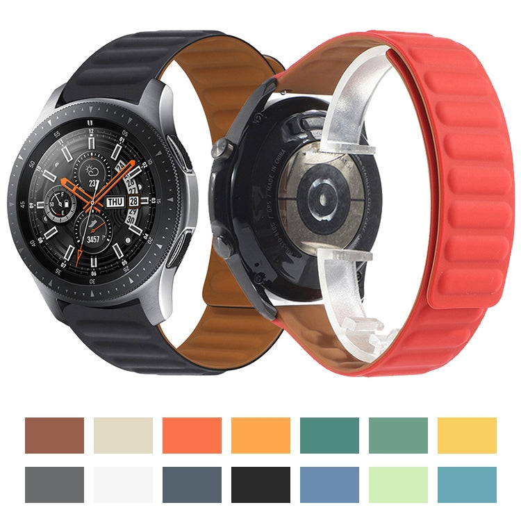 Dây đồng hồ thay thế silicone khóa nam châm, Dành cho Samsung Galaxy Watch 3 41mm, Dành cho Samsung Galaxy Watch 3 45mm, Dành cho Huawei Watch 3 / 3 Pro