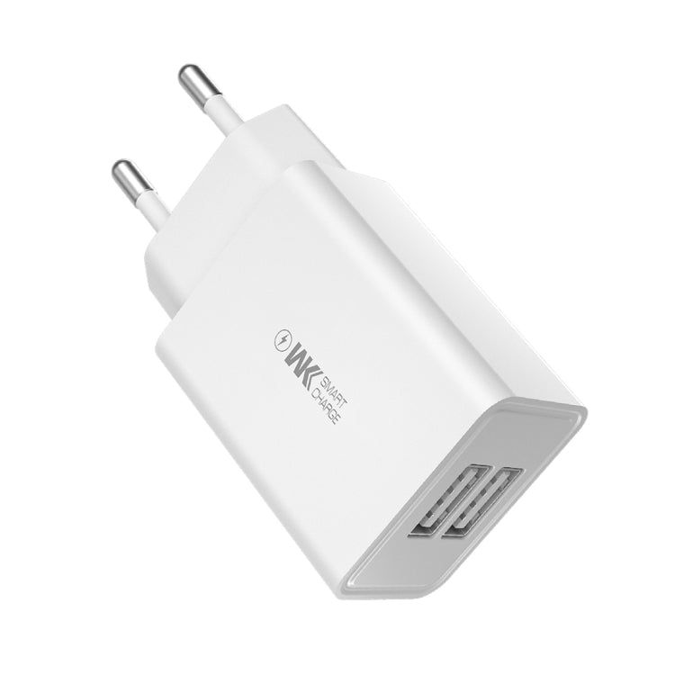 Bộ sạc du lịch WK WP-U56 2A sạc nhanh USB đôi, phích cắm EU