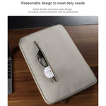 Túi lót laptop bằng vải jacquard ND11, cho laptop 13.3 inch, 14.1-15.4 inch
