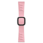 Dây đồng hồ silicone thay thế kiểu hiện đại cho Apple Watch Series 6 & SE & 5 & 4 40mm / 3 & 2 & 1 38mm, Khóa màu đen, Khóa vàng hồng, Khóa bạc