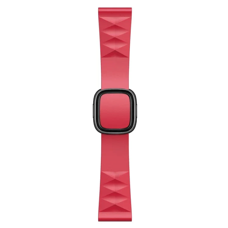 Dây đồng hồ silicone thay thế kiểu hiện đại cho Apple Watch Series 6 & SE & 5 & 4 40mm / 3 & 2 & 1 38mm, Khóa màu đen, Khóa vàng hồng, Khóa bạc