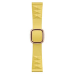 Dây đồng hồ silicone thay thế kiểu hiện đại cho Apple Watch Series 6 & SE & 5 & 4 40mm / 3 & 2 & 1 38mm, Khóa màu đen, Khóa vàng hồng, Khóa bạc