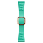 Dây đồng hồ silicone thay thế kiểu hiện đại cho Apple Watch Series 6 & SE & 5 & 4 40mm / 3 & 2 & 1 38mm, Khóa màu đen, Khóa vàng hồng, Khóa bạc