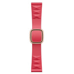 Dây đồng hồ silicone thay thế kiểu hiện đại cho Apple Watch Series 6 & SE & 5 & 4 40mm / 3 & 2 & 1 38mm, Khóa màu đen, Khóa vàng hồng, Khóa bạc