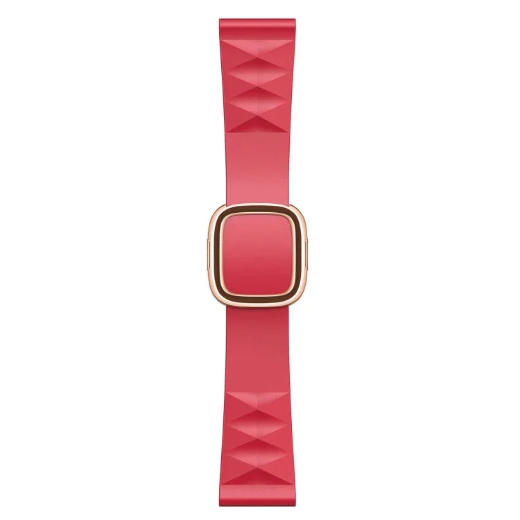 Dây đồng hồ silicone thay thế kiểu hiện đại cho Apple Watch Series 6 & SE & 5 & 4 40mm / 3 & 2 & 1 38mm, Khóa màu đen, Khóa vàng hồng, Khóa bạc