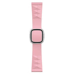 Dây đồng hồ silicone thay thế kiểu hiện đại cho Apple Watch Series 6 & SE & 5 & 4 40mm / 3 & 2 & 1 38mm, Khóa màu đen, Khóa vàng hồng, Khóa bạc