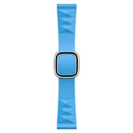 Dây đồng hồ silicone thay thế kiểu hiện đại cho Apple Watch Series 6 & SE & 5 & 4 40mm / 3 & 2 & 1 38mm, Khóa màu đen, Khóa vàng hồng, Khóa bạc