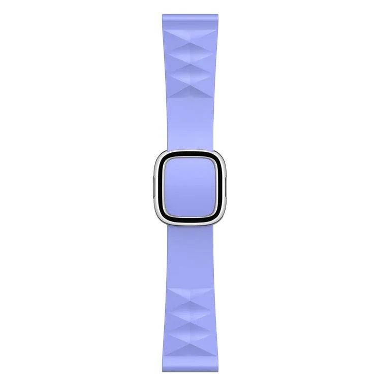 Dây đồng hồ silicone thay thế kiểu hiện đại cho Apple Watch Series 6 & SE & 5 & 4 40mm / 3 & 2 & 1 38mm, Khóa màu đen, Khóa vàng hồng, Khóa bạc