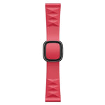 Dây đồng hồ silicone thay thế kiểu hiện đại cho Apple Watch Series 6 & SE & 5 & 4 44mm / 3 & 2 & 1 42mm, Khóa màu đen, Khóa vàng hồng, Khóa bạc