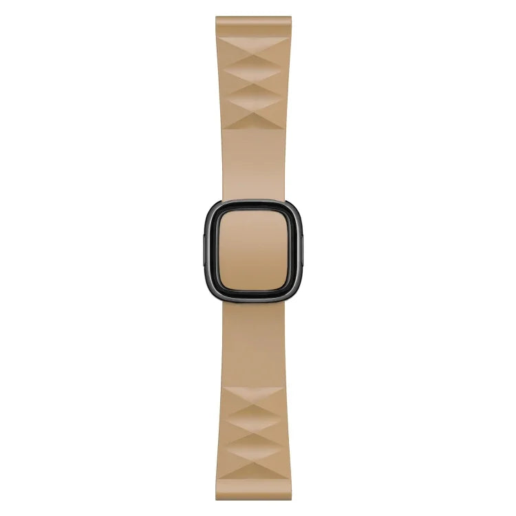 Dây đồng hồ silicone thay thế kiểu hiện đại cho Apple Watch Series 6 & SE & 5 & 4 44mm / 3 & 2 & 1 42mm, Khóa màu đen, Khóa vàng hồng, Khóa bạc