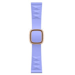 Dây đồng hồ silicone thay thế kiểu hiện đại cho Apple Watch Series 6 & SE & 5 & 4 44mm / 3 & 2 & 1 42mm, Khóa màu đen, Khóa vàng hồng, Khóa bạc