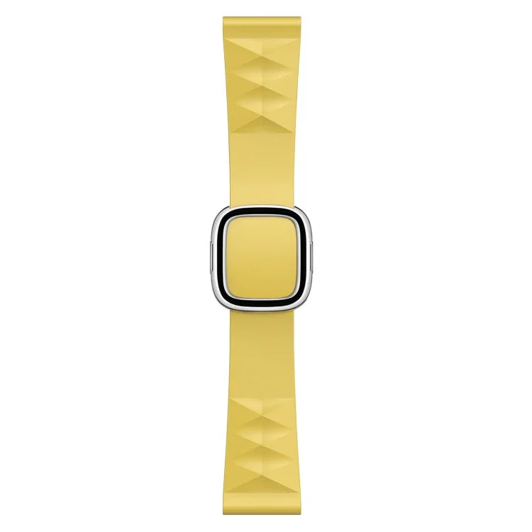 Dây đồng hồ silicone thay thế kiểu hiện đại cho Apple Watch Series 6 & SE & 5 & 4 44mm / 3 & 2 & 1 42mm, Khóa màu đen, Khóa vàng hồng, Khóa bạc