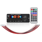 Bảng giải mã MP3 âm thanh ô tô 12V JX-808BT, FM Radio USB, có Bluetooth / Điều khiển từ xa / Ghi âm, JX-808BT