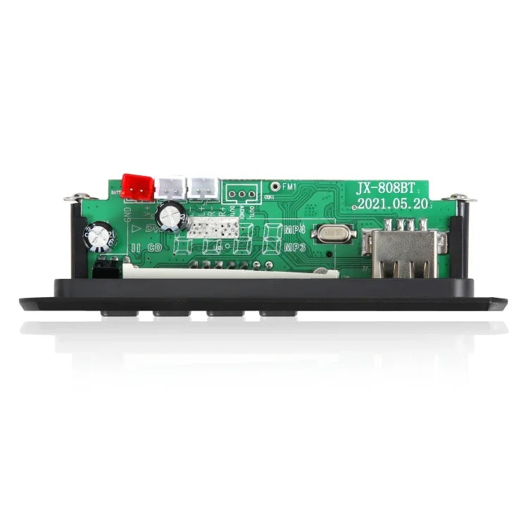 Bảng giải mã MP3 âm thanh ô tô 12V JX-808BT, FM Radio USB, có Bluetooth / Điều khiển từ xa / Ghi âm, JX-808BT