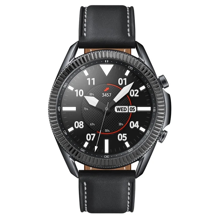 Smart Watch Wave Texture Bezel Ring, For Samsung Galaxy Watch 3 41mm, For Samsung Galaxy Watch 3 45mm